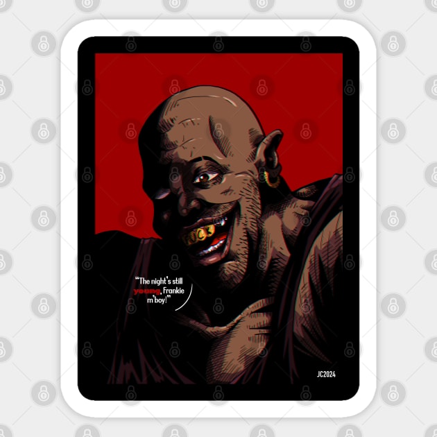 The Punisher “Barracuda” portrait (digital) Sticker by StagArtStudios